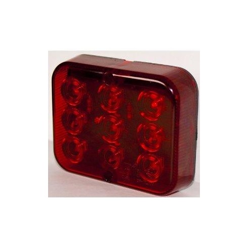 12 volt LED rear fog lamp unit