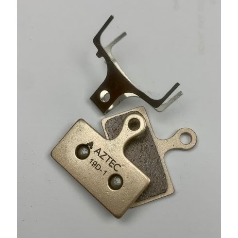 Aztec sintered organic disc brake pads (pair) Equiv - Shimano XTR brake pads