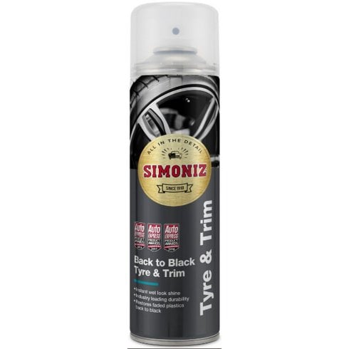 back to black tyre and trim spray aerosol 500ml