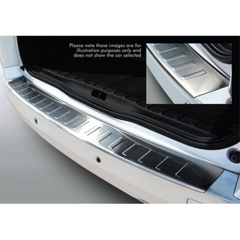 BMW (F45) 2 Series Active Tourer stainless steel rear bumper protector September 2014 onwards.