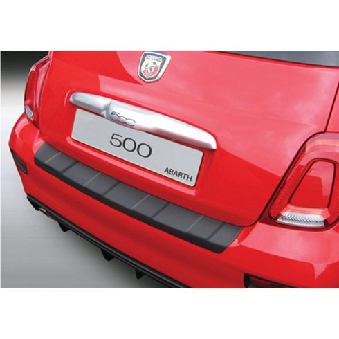 Fiat 500 Abarth rear bumper guard April 2016 onwards (Ribbed)