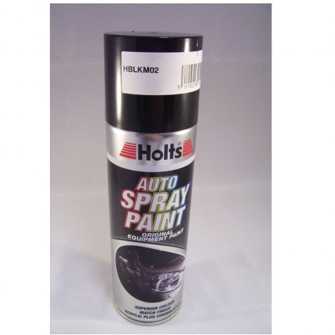 HBLKM02 Paint Match Pro aerosol spray paint black metallic