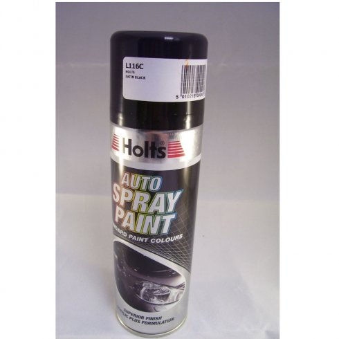 L116C Paint Match Pro aerosol spray paint satin black