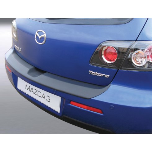 Mazda 3/Axela rear guard bumper protector 5 door 06/06 to 12/08