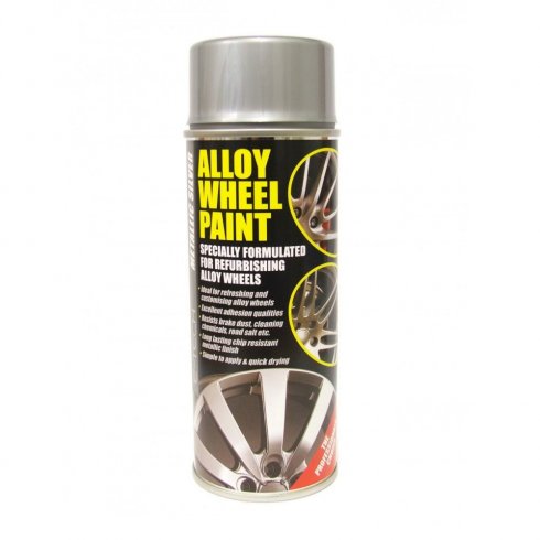 metallic silver alloy wheel paint - 400ml aerosol