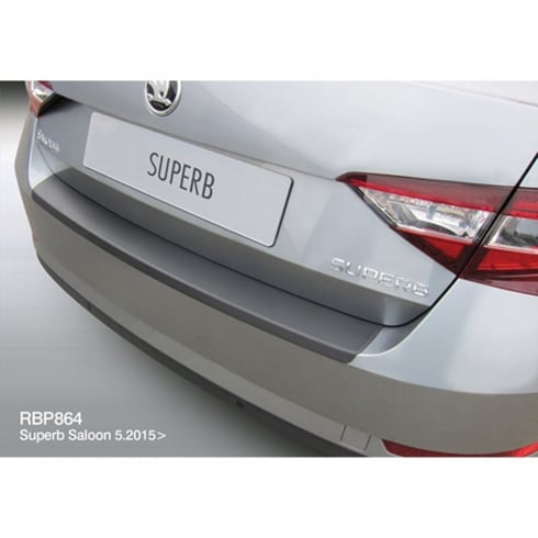 Rear bumper protector for Skoda Superb 4 dr Saloon June 2015 onwards