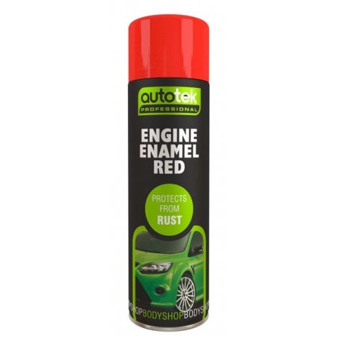 red engine enamel spray paint - 500ml