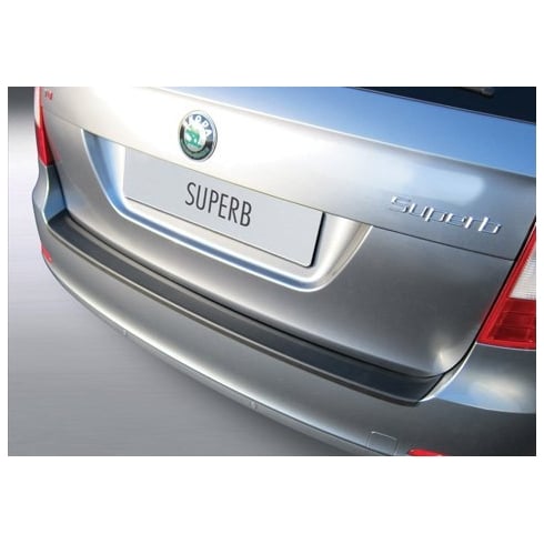 Skoda Superb estate rear bumper protector 2013 to 2015