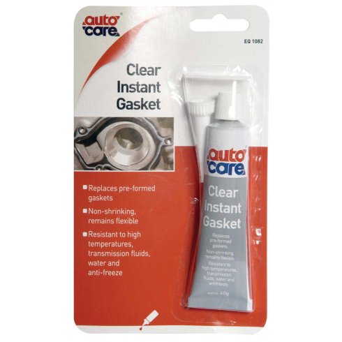 Tube of clear instant gasket sealant