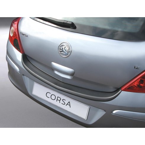 Vauxhall Corsa D rear guard bumper protector 3 door June 06 to Sep 2014