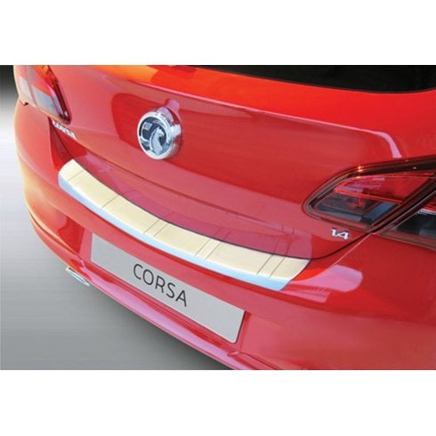 Vauxhall Corsa E 3/5 door rear bumper guard January 2015 to October 2019 in black